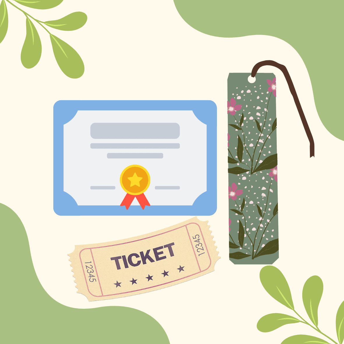 Certificates, Bookmarks & Tickets